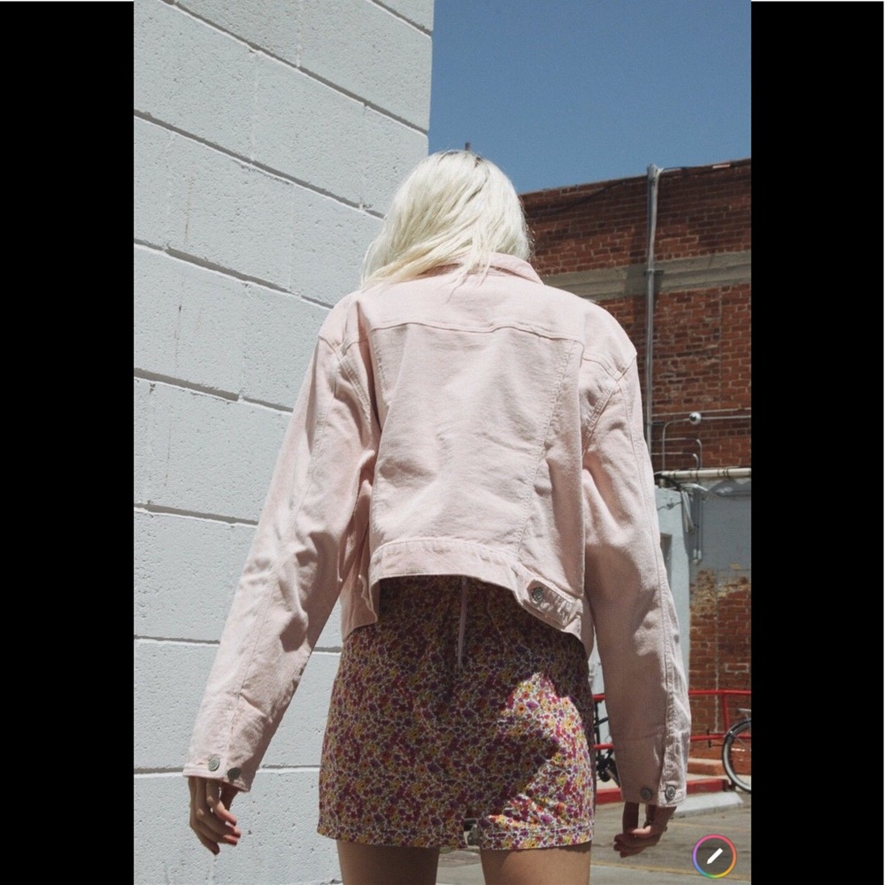 Brandy Melville pink Mina corduroy jacket - Picture 2 of 3